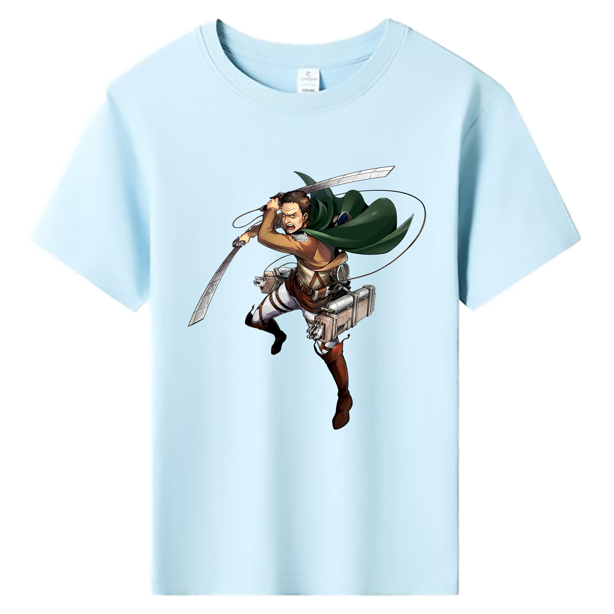 （画像用） 進撃の巨人 Attack on Titan 綿100％キッズTシャツ（フロントプリント）